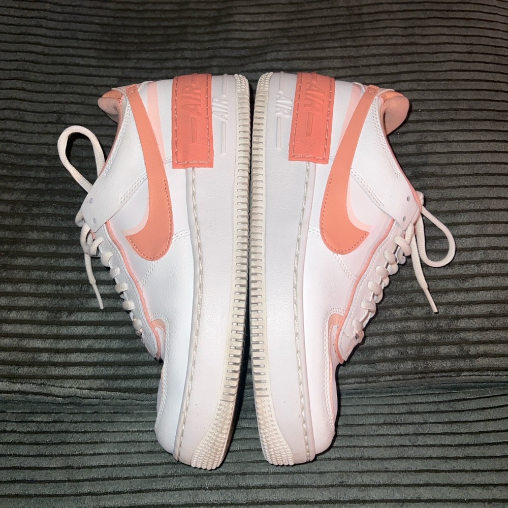 EUC Nike Air Force 1 Shadow Washed Coral - Picture 8 of 9